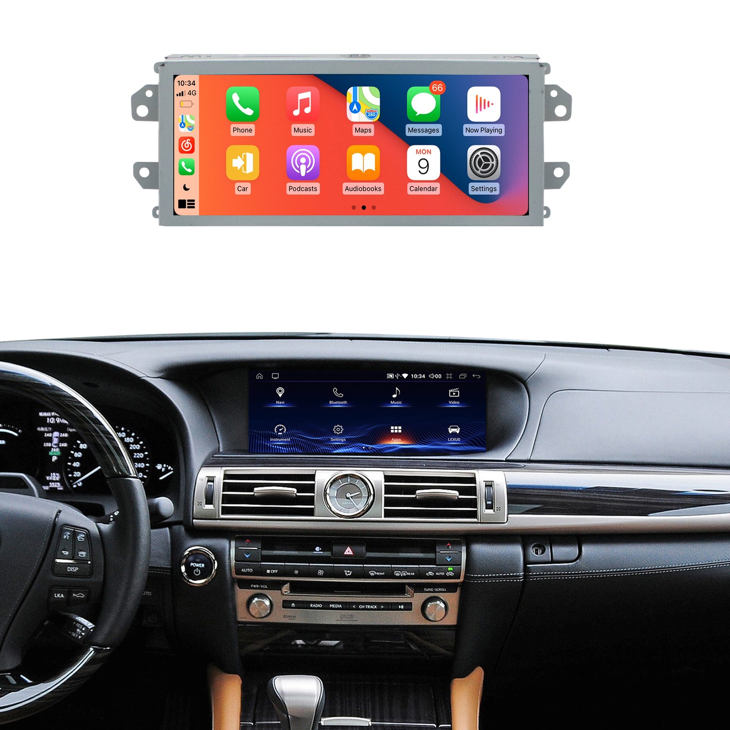 Lexus LS Android Carplay Multimedia system replacement