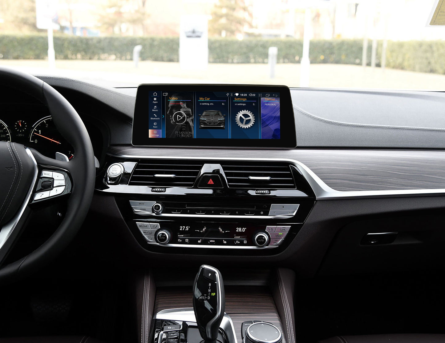 10.25 inch G30 android screen after installation