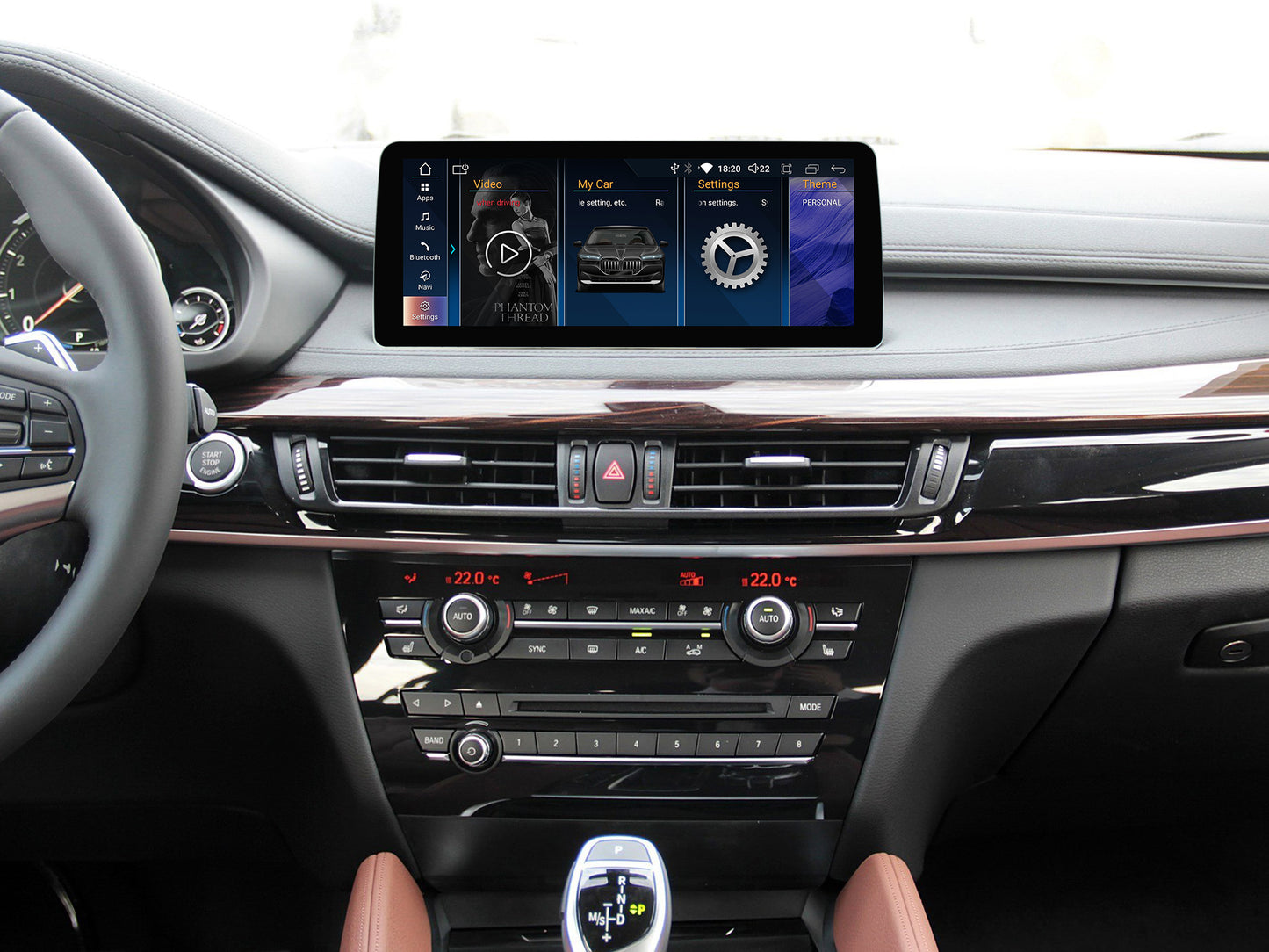 12.3 INCH BMW X5 F15 AFTER INSTALLATION PICTURES