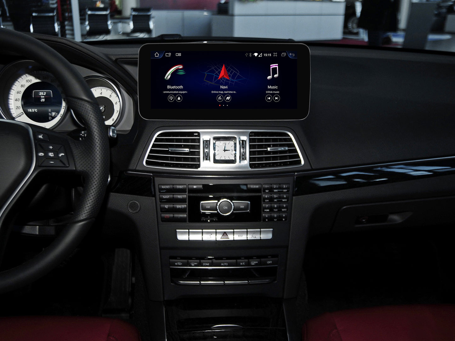 10.25" E Class Coupe C207/W212 2009-2016 LHD Mercedes Benz Android Auto Screen