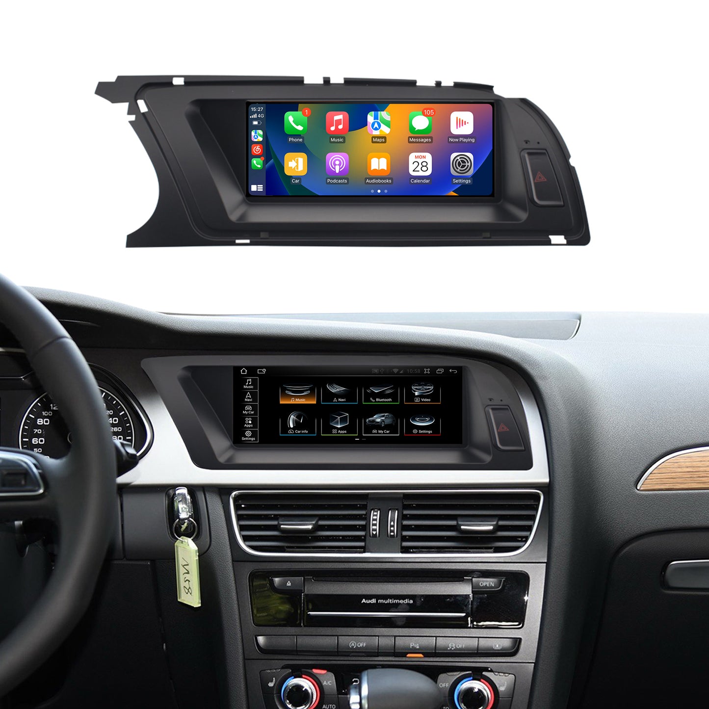 8.8" A4 2013-2016 LHD Audi Android Screen | Wireless Carplay | 8+64GB