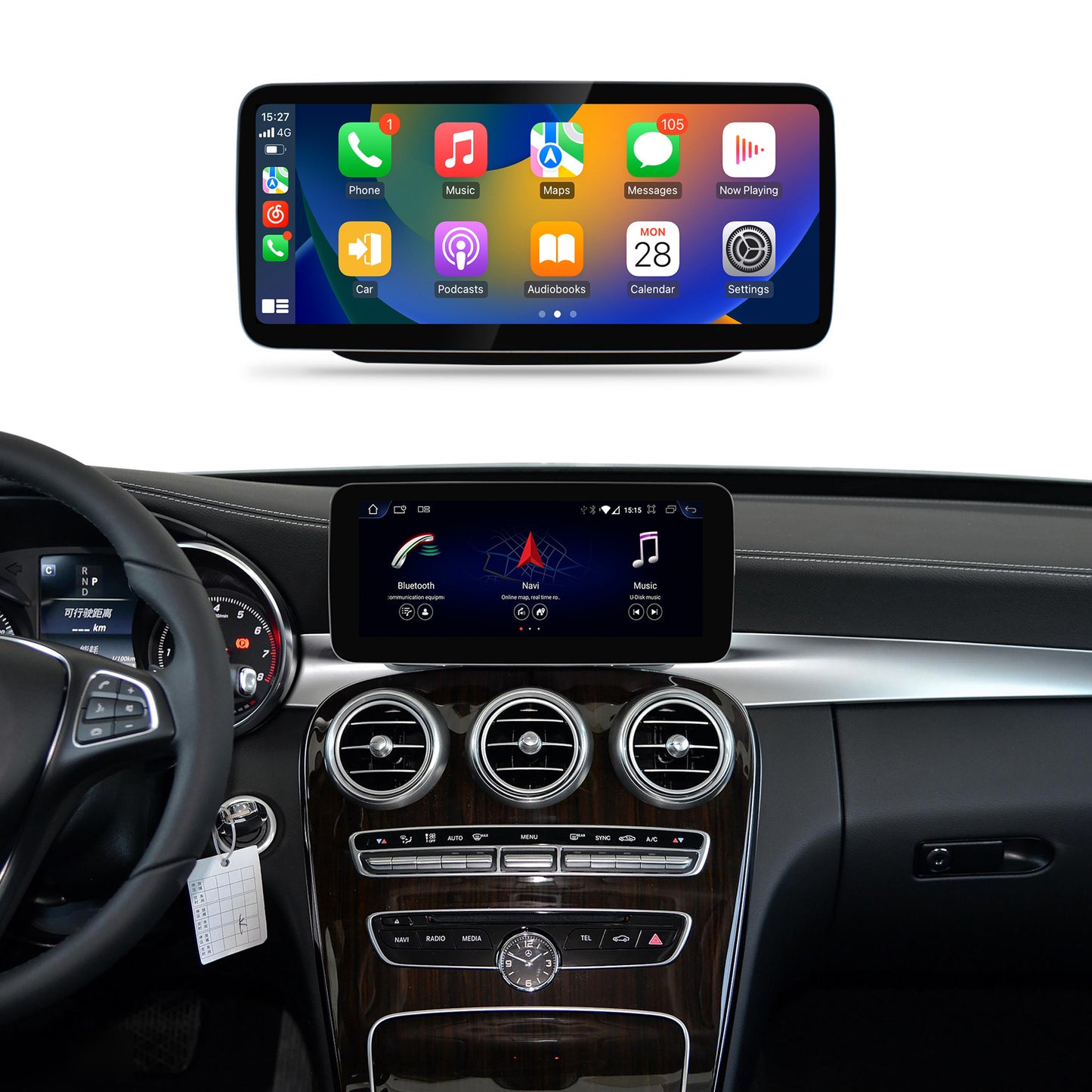 10.25‘’ NTG5.0 C Class W205 V Class W446 X Class GLC Mercedes Android Auto Screen | Carplay