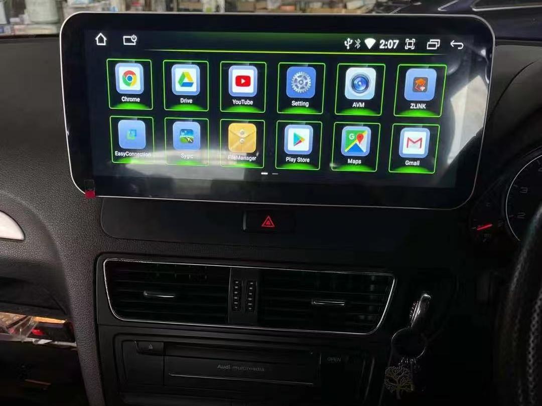 12.3"Q5 2008-2016 RHD Audi android touch Screen Quaclomm wireless carplay android auto