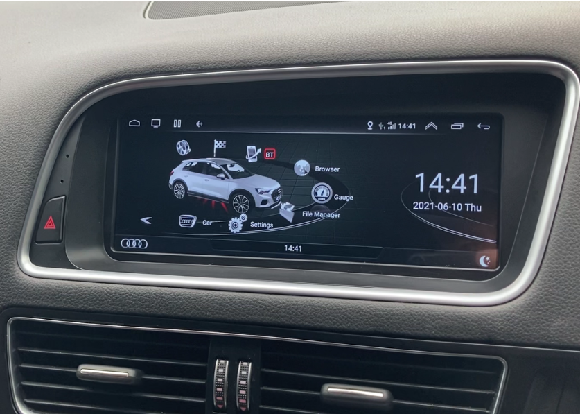 8.8'' Q5 2008-2016 RHD Audi android ScreenQualcomm Snapdragon Octa-Core | WiFi | BT| GPS | 4G LTE | LG 1920 x 720 HD IPS Screen Built-in Wireless Apple CarPlay and Wireless Android Auto