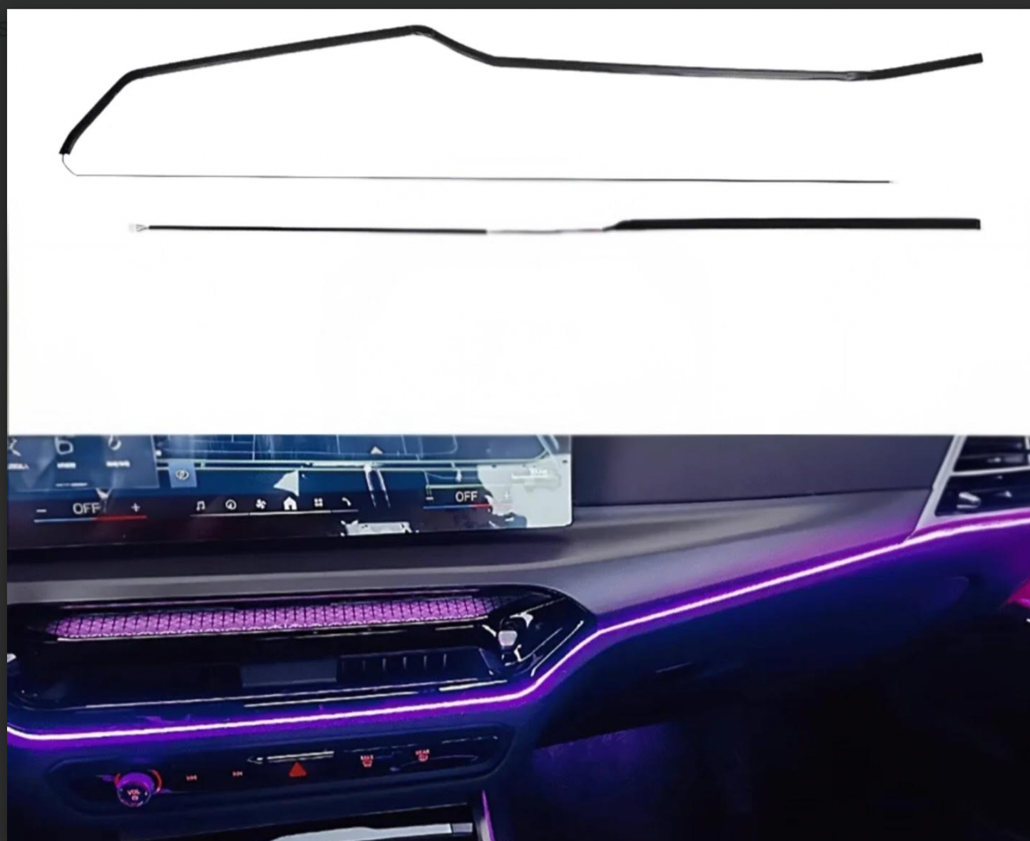 BMW 3/4 Series G20 2019-2025 Ambient Lighting for Dash Part Only