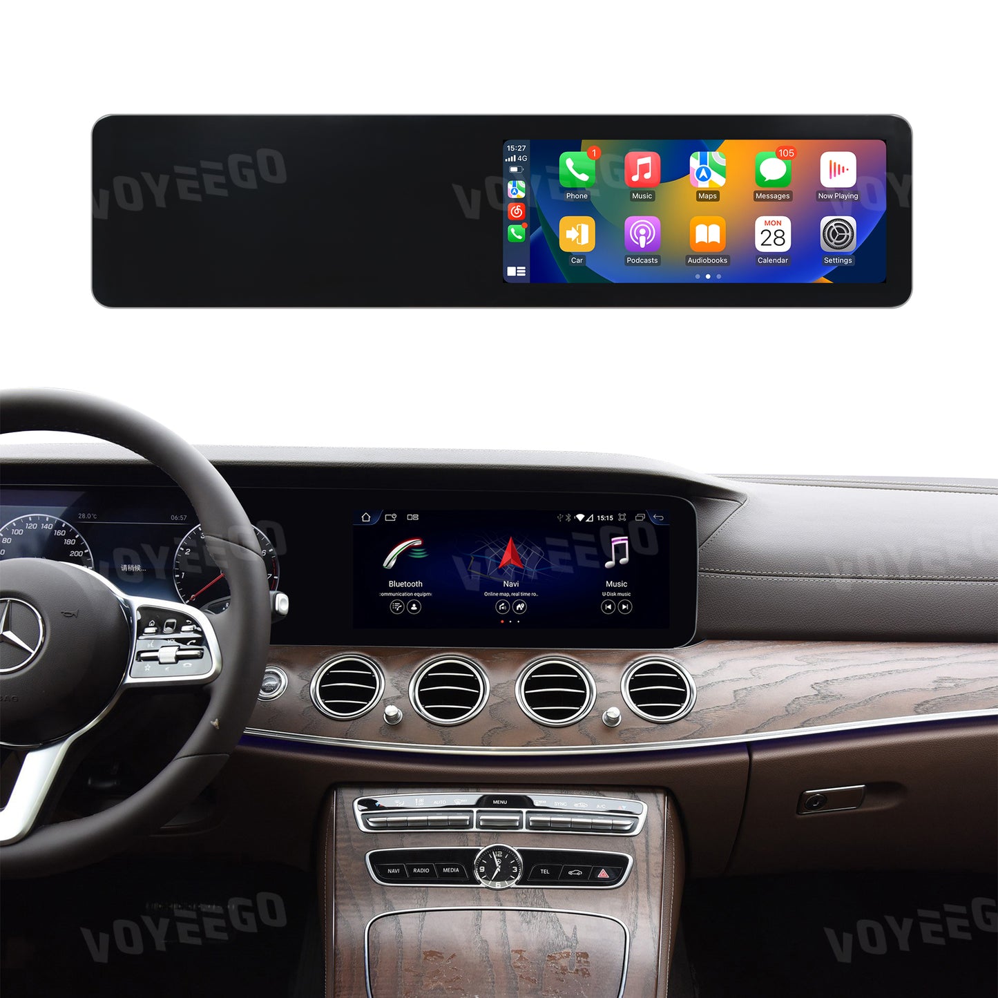 12.3'' E Class W213 2016-2020 Mercedes Android Auto Screen | Wireless Carplay