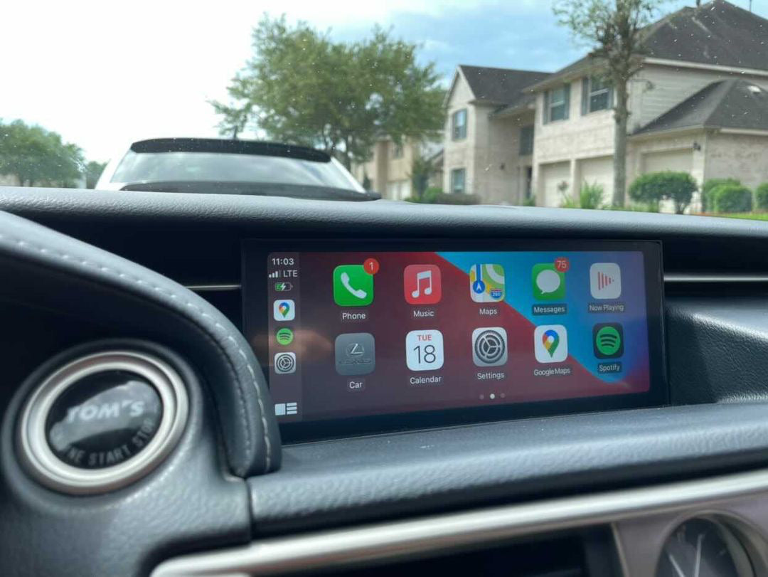 10.25" IS RC 2013-2019 Lexus android Screen | Wireless Carplay | Android Auto | Videos | Music | Online Navigation