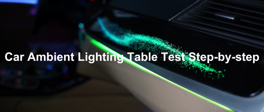 What to do before atmosphere light installation? A Table Test is Needed