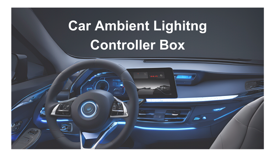 How to check VOYEEGO ambient lighting controller box?