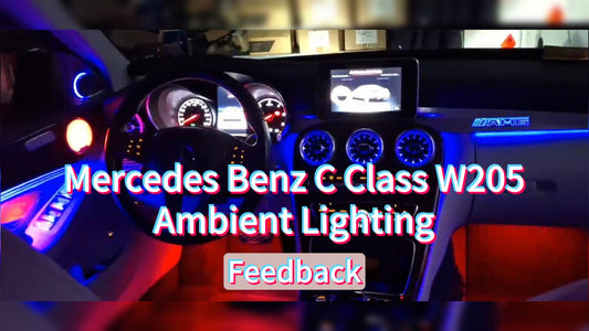 Plug and Play Ambient Light Upgrade Tips: Mercedes-Benz C-Class W205 GLC X253