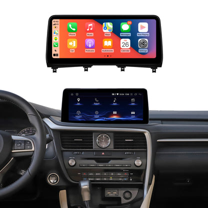 Lexus RX 2020 2021 2022 android screen retrofit replacement, with built-in wireless carplay and keep both oem lexus system and add android multimedia