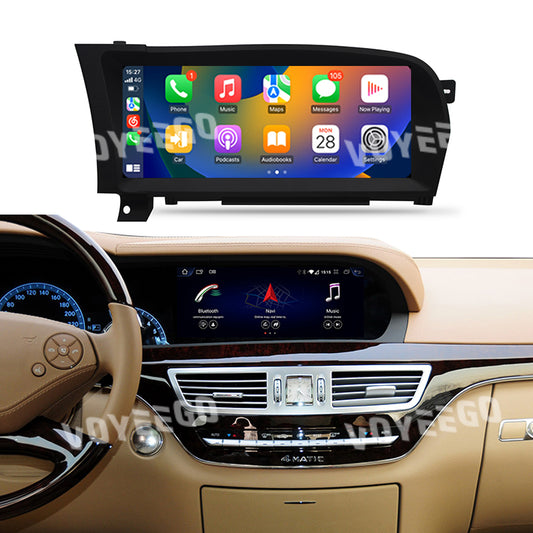 10.25''  S Class W221 2005-2013 LHD Mercedes android auto Screen