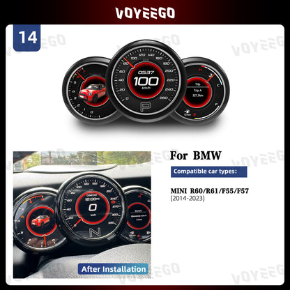MINI R6O R61 F55 F57 2014-2023 Digital LCD Cluster