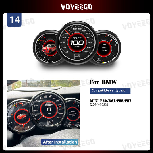 MINI R6O R61 F55 F57 2014-2023 Digital LCD Cluster