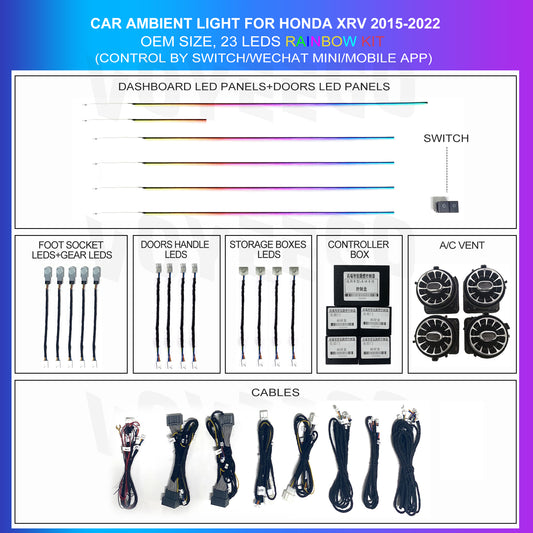 XRV 2015-2022 Ambient Lighting | Rainbow Kit