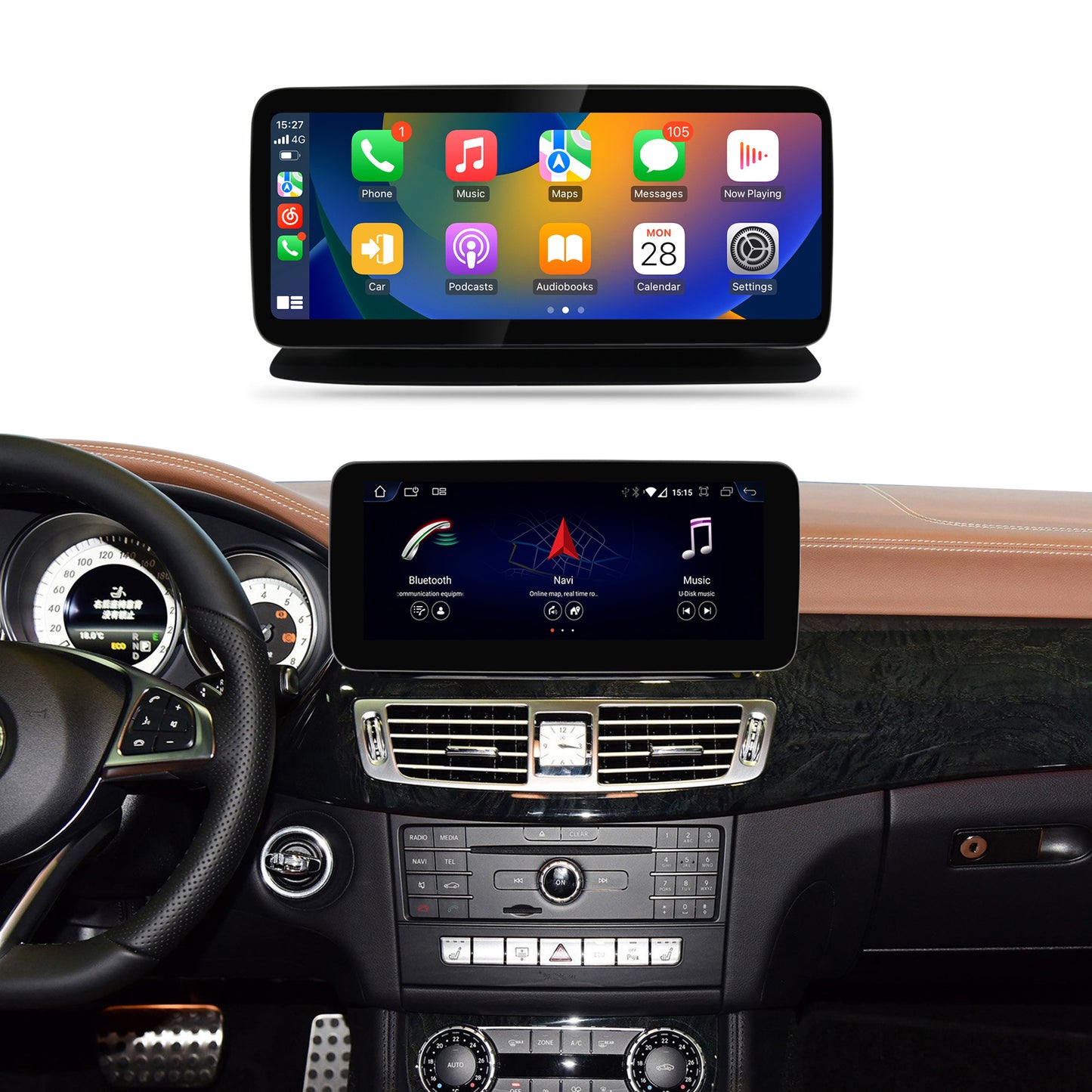 10.25'' CLS C218 Mercedes Android Auto Screen | Wireless Carplay