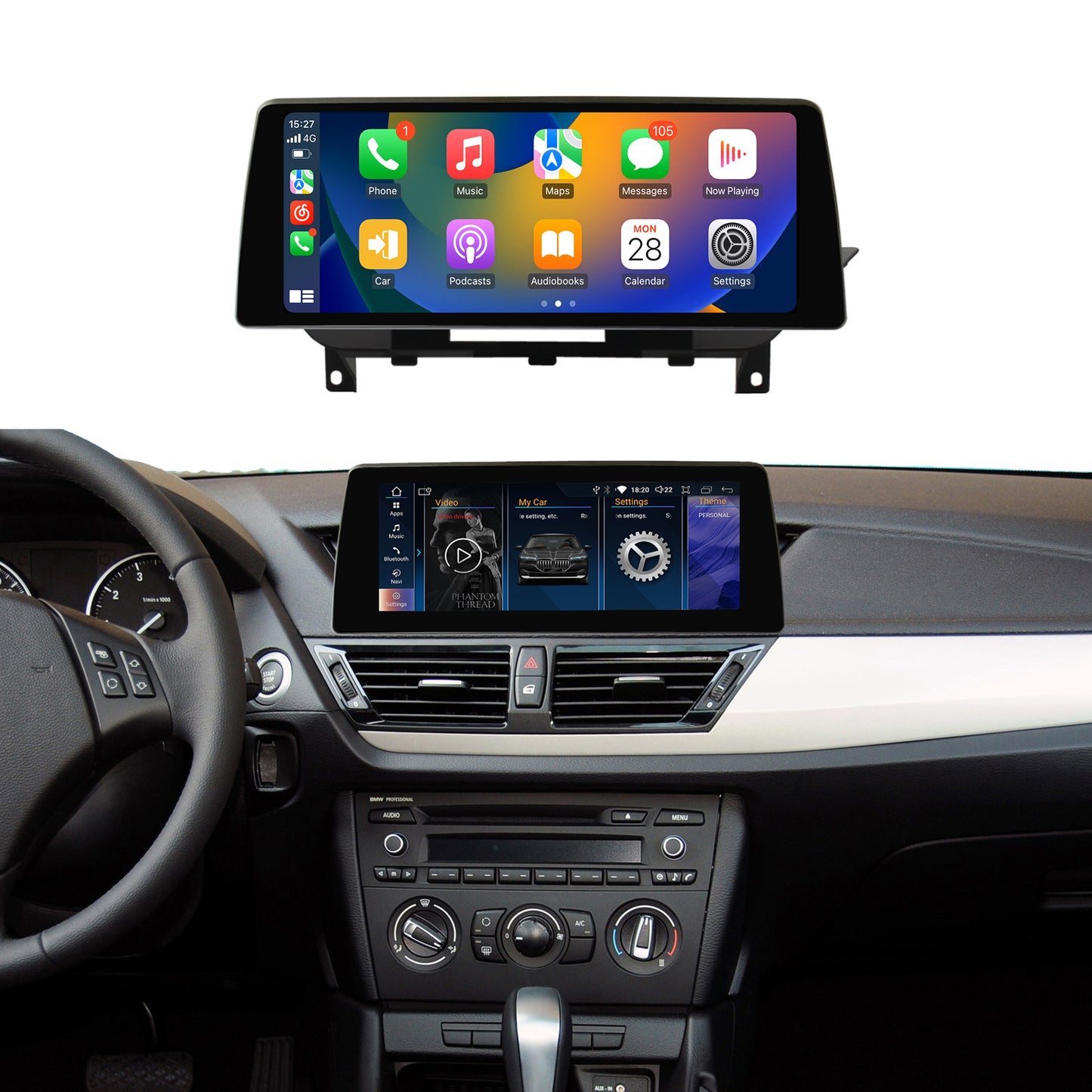 10.25'' X1 E84 2009-2015 bmw android auto screen