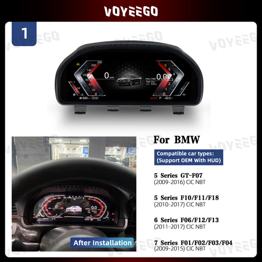 F07 F10 F06 F01 Digital Cluster Support OEM HUD