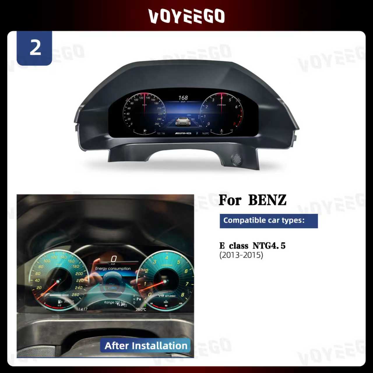 E Class W212 NTG4.5 Digital Cluster | Left Hand Drive