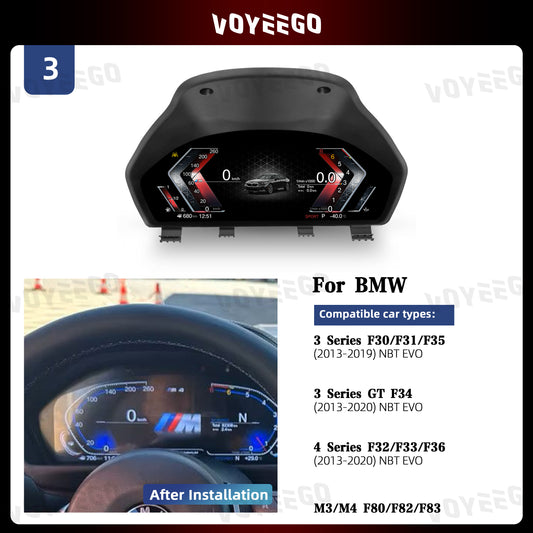 F30 F34 F32 F80 F82 Customized Digital Cluster