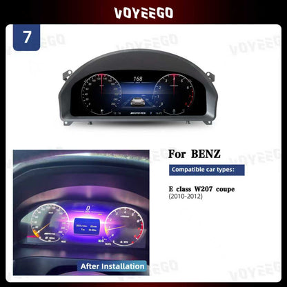 E Class W207 Coupe 2010-2012 Digital Cluster Upgrade
