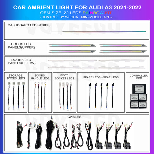 A3 2021-2022 Ambient Lighting | Rainbow