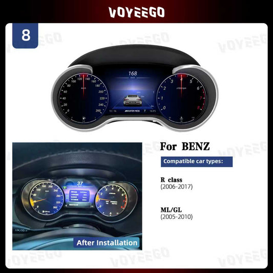 R Class 2006-2017 ML GL 2005-2010 Digital Cluster Upgrade