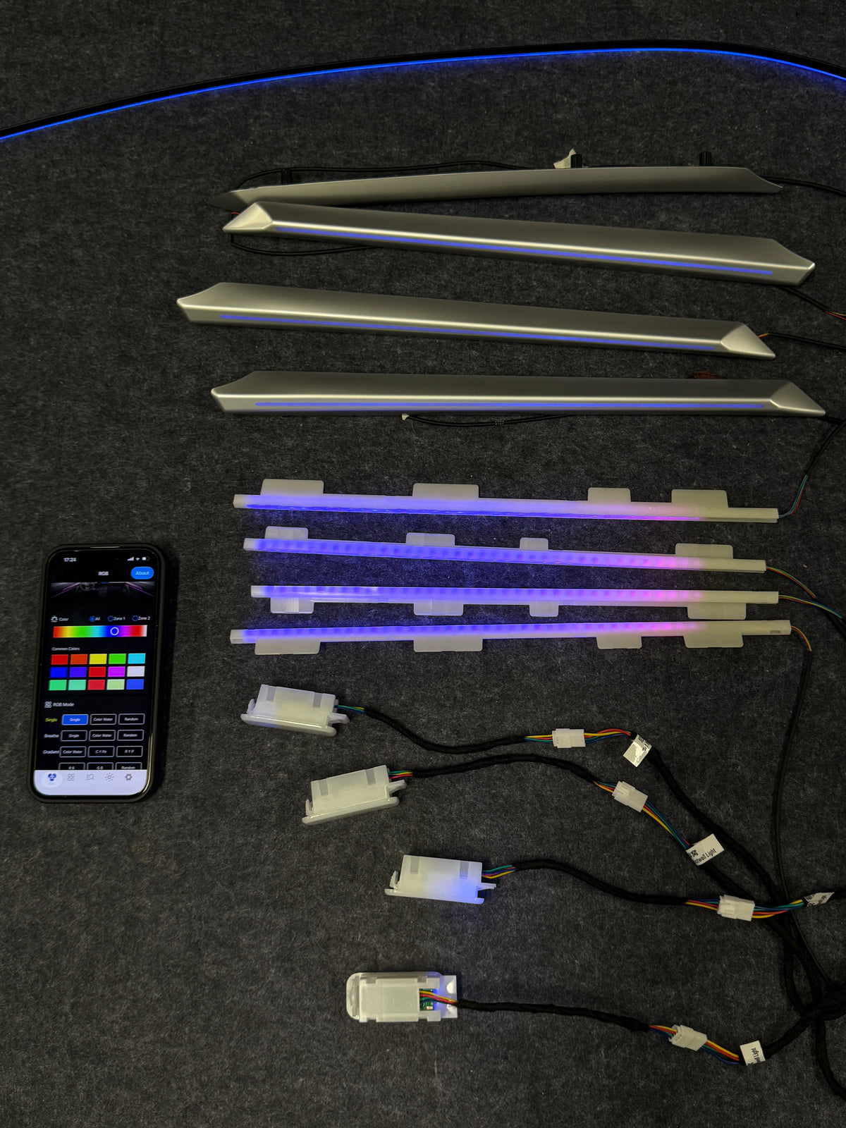 A3 8Y 2021-2026 Ambient Lighting | Rainbow 22 Leds