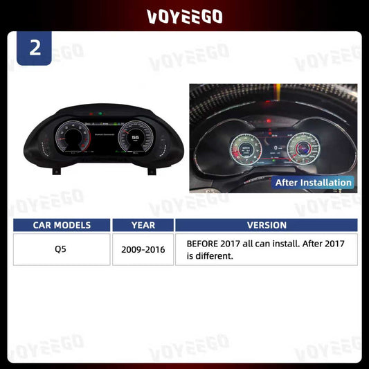 Q5 B8 2009-2016 Digital LCD Cluster