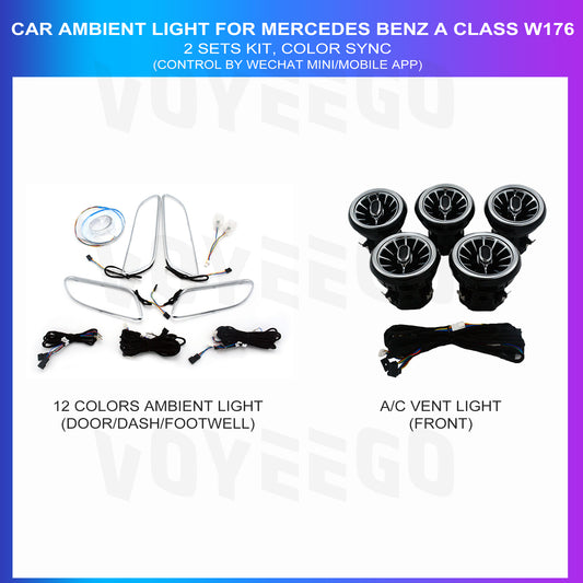 A Class W176 Ambient Lighting Kit | 2 IN 1 Kit