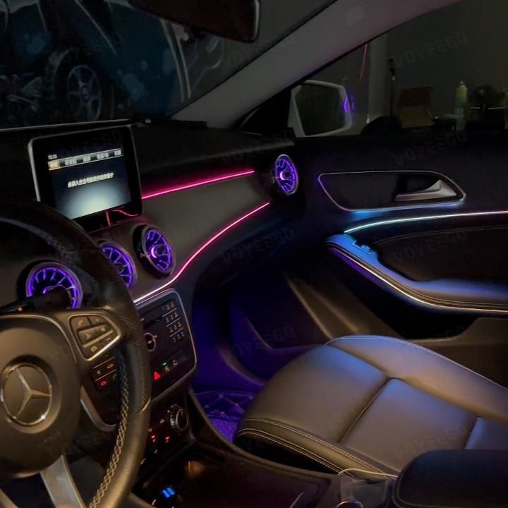 mercedes a class w176 w156 w117 ambient lighting installed