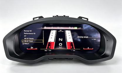 A4 B9 2017-2019  Digital LCD Dashboard Cluster