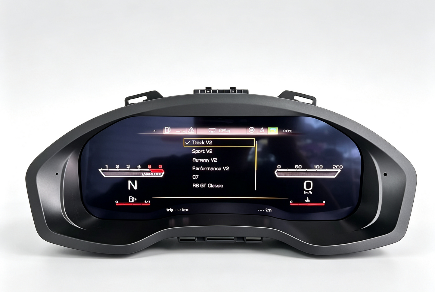 A4 B9 2017-2019  Digital LCD Dashboard Cluster