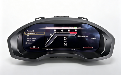 A4 B9 2017-2019  Digital LCD Dashboard Cluster