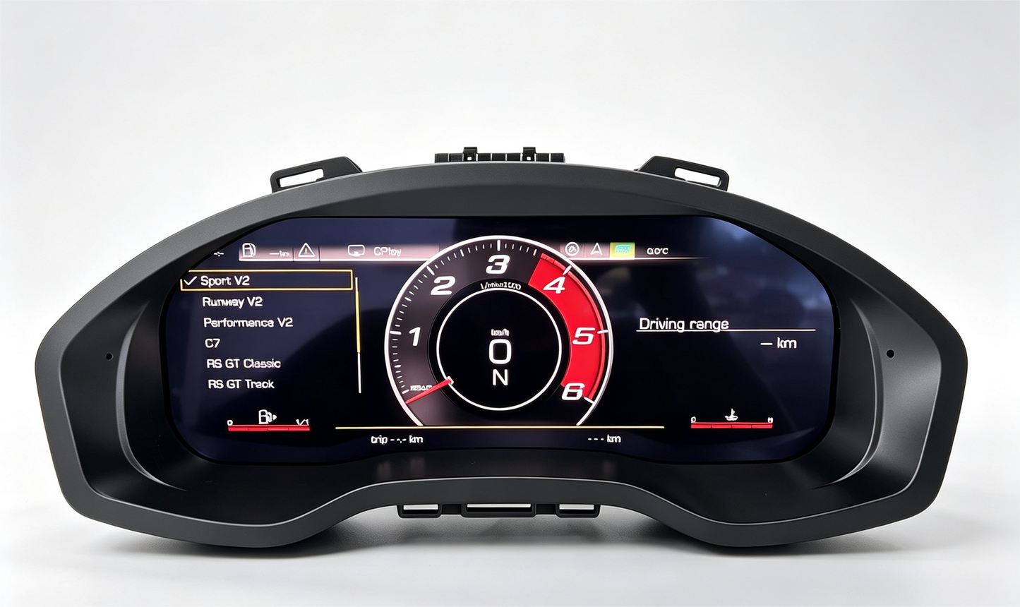A4 B9 2017-2019  Digital LCD Dashboard Cluster