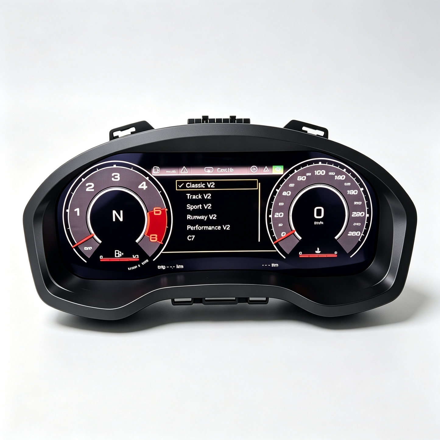 A4 B9 2017-2019  Digital LCD Dashboard Cluster