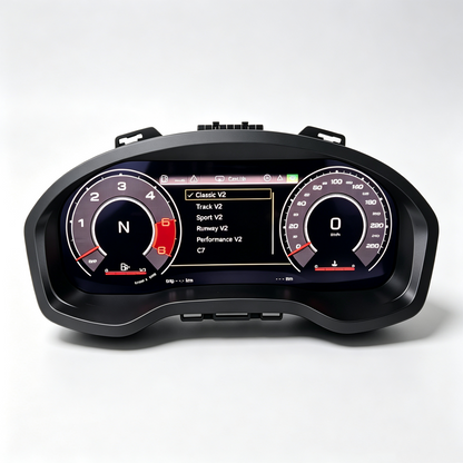 A4 B9 2017-2019  Digital LCD Dashboard Cluster