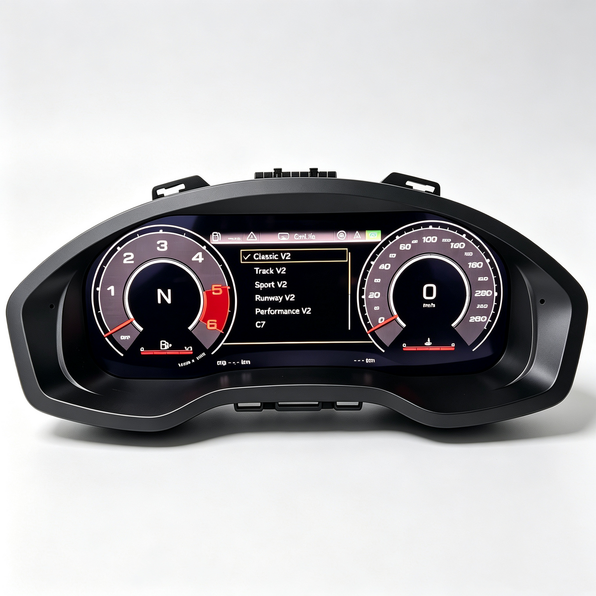 A4 B9 2017-2019  Digital LCD Dashboard Cluster