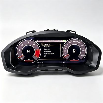 A4 B9 2017-2019  Digital LCD Dashboard Cluster
