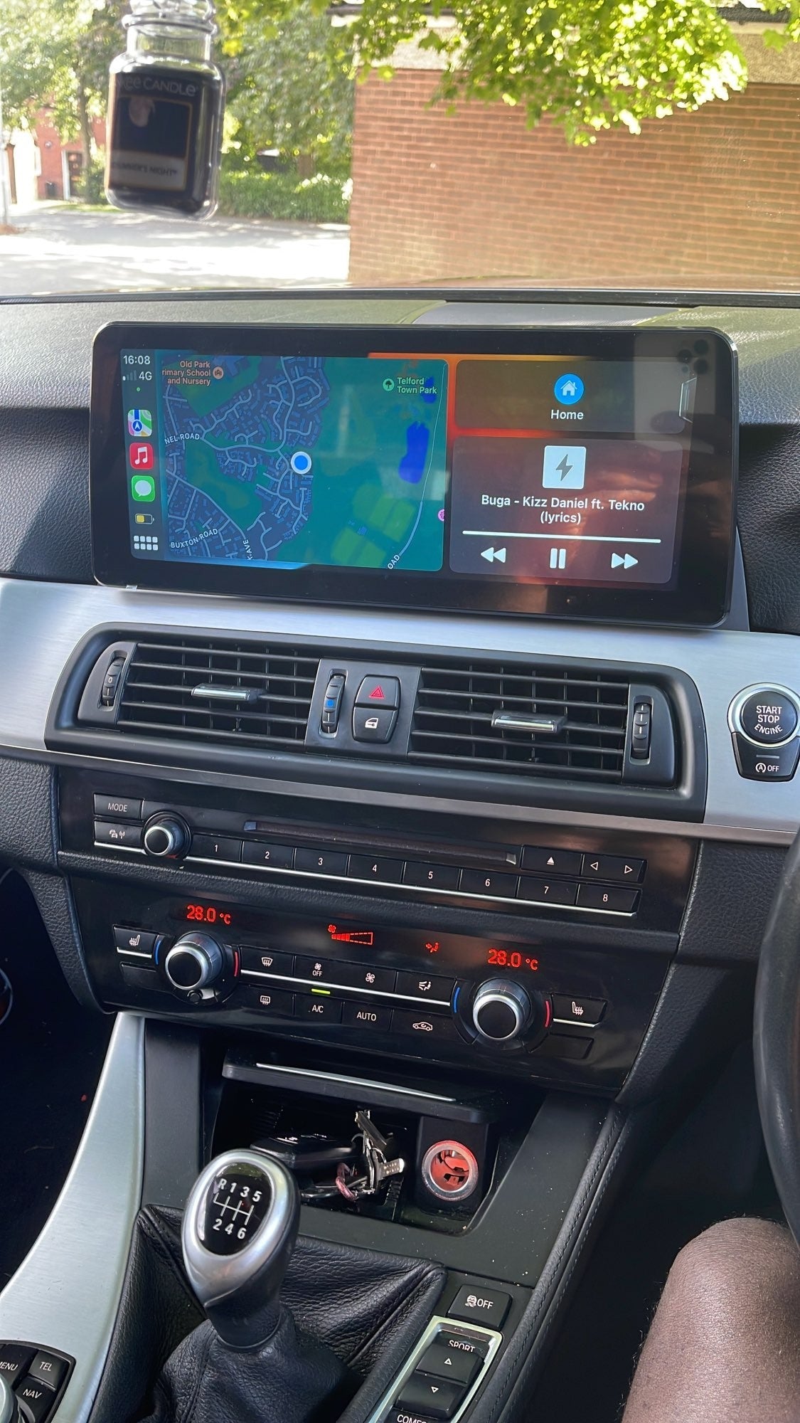 12.3 Inch 5 Series F10 F11 2010-2016 BMW Android Screen | Wireless Carplay | Android Auto 1920*720