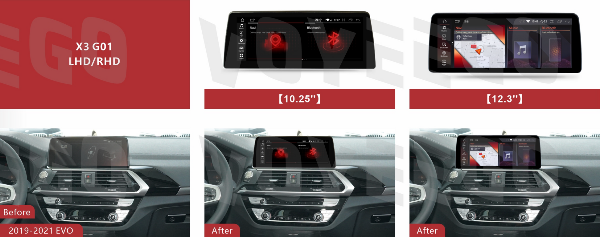 EVO SYSTEM CONFIRMATION ON BMW X3 G01 2019-2021 CARPLAY TOUCH SCREEN MULTIMEDIA