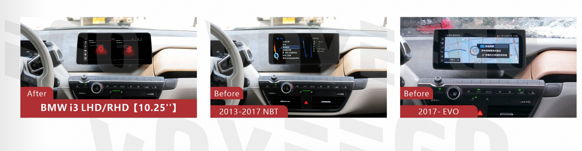 BMW I3 NBT and EVO system differences picture