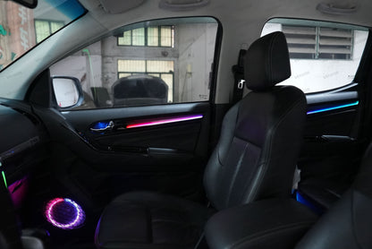 ISUZU D-max 2014-2018 Interior Ambient Lighting Retrofit | Dynamic Rainbow | 18 Leds
