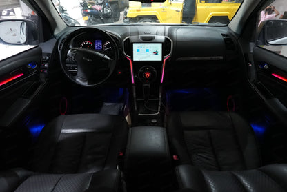ISUZU D-max 2014-2018 Interior Ambient Lighting Retrofit | Dynamic Rainbow | 18 Leds