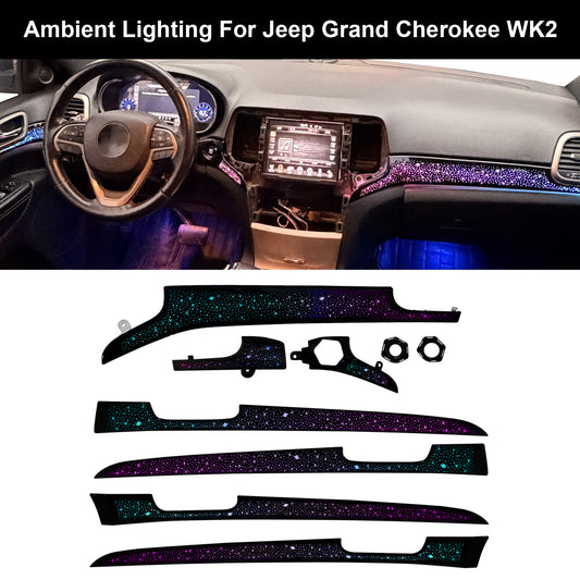 Jeep Grand Cherokee 2011-2021 WK2 Ambient Lighting Kit | LED Interior Lights | Music Sync | APP Control | Multiple Modes for Interior Car Lighting Conversion