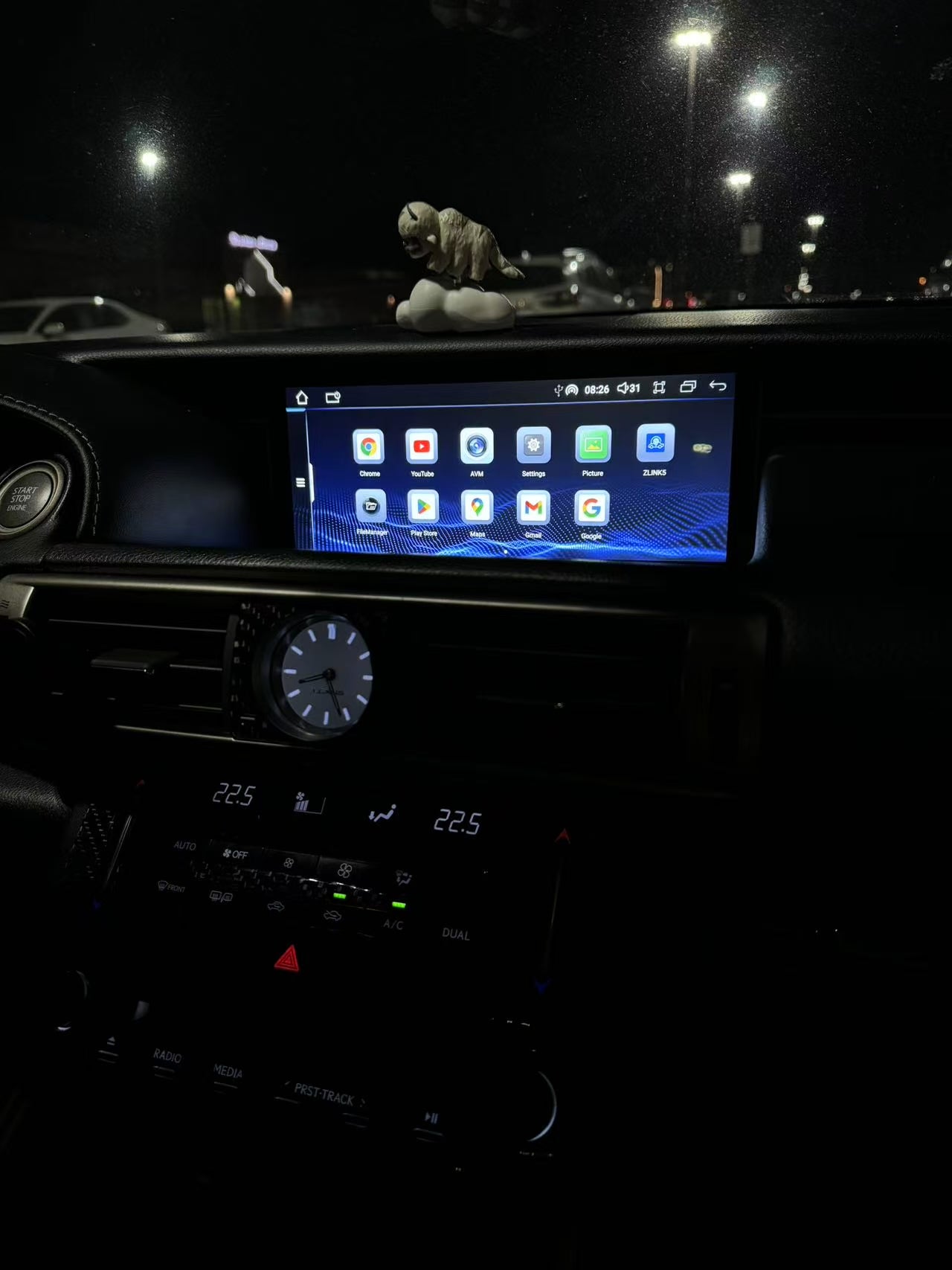 10.25" IS RC 2013-2019 Lexus android Screen | Wireless Carplay | Android Auto | Videos | Music | Online Navigation