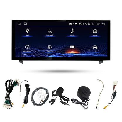 10.25" IS RC 2013-2019 Lexus android Screen | Wireless Carplay | Android Auto | Videos | Music | Online Navigation