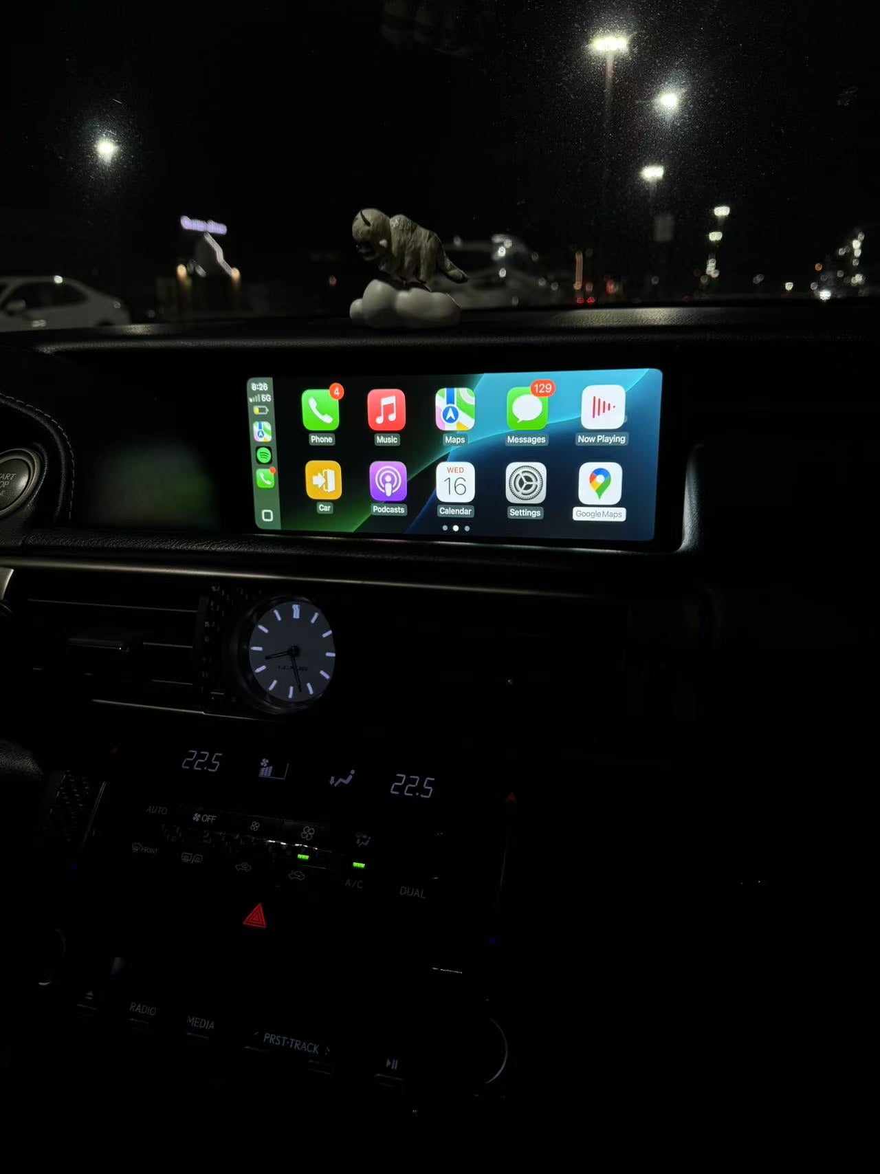 10.25" IS RC 2013-2019 Lexus android Screen | Wireless Carplay | Android Auto | Videos | Music | Online Navigation