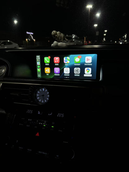 10.25" IS RC 2013-2019 Lexus android Screen | Wireless Carplay | Android Auto | Videos | Music | Online Navigation