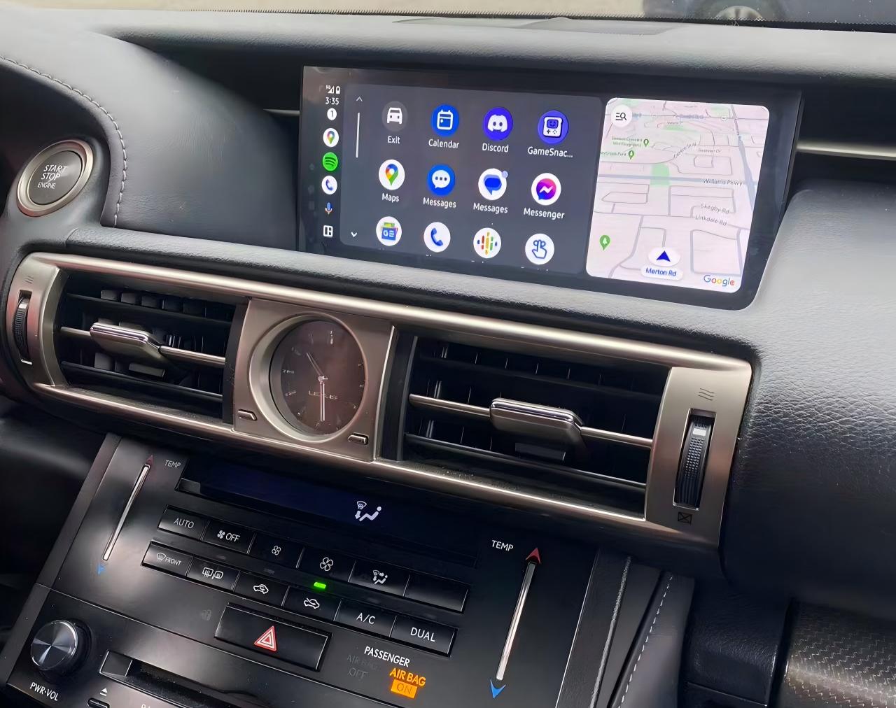 10.25" IS RC 2013-2019 Lexus android Screen | Wireless Carplay | Android Auto | Plug & Play